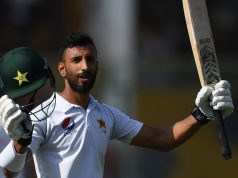 Shan Masood make a century England v Pakistan