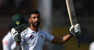 Shan Masood make a century England v Pakistan