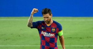 Barcelona reaching the quarter-finals of the Champions League every season since 2006-07