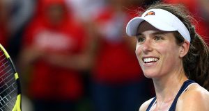 Konta “lightheaded” after suffering from heart palpitations