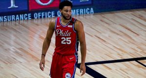 NBA Star, Ben Simmons of the Philadelphia 76ers Injured