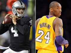 Derek Carr hail Kobe Bryant