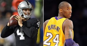 Derek Carr hail Kobe Bryant