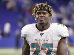 RB Kalen Ballage fails Jets physical, reverts back to Dolphins