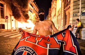 PSG Champions League defeat causes riots in the street