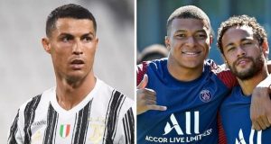 PSG: Mbappe, Neymar and Ronaldo Ronaldo, neymar