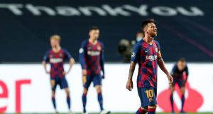Messi no show at Barca’s training complex