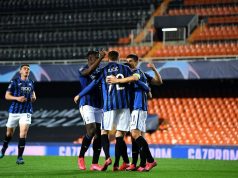 Late double from PSG beats Atalanta to reach semis