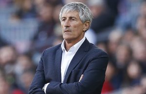 Quique Setien “It has not crossed my mind”