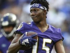 Ravens’ Marquise Brown begins season 23 pounds heavier