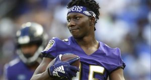 Ravens’ Marquise Brown begins season 23 pounds heavier