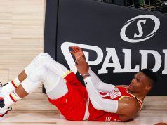 No Westbrook, no problem Rockets lead 1-0