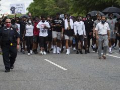 Alabama Football Players’ March for Equality Alabama Football Players' March for Equality