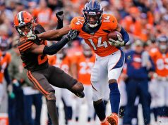 Broncos WR Courtland Sutton a long shot to play vs. Titans