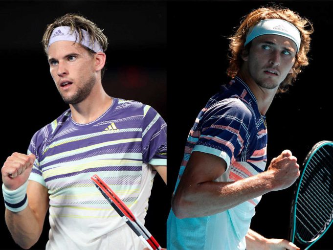 Dominic Thiem and Alexander Zverev Dominic Thiem and Alexander Zverev