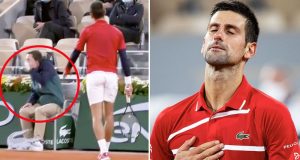 Awkward deja vu has Novak Djokovic hits another Official