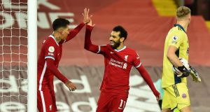 Liverpool 2 – 1 Sheffield United Firmino Salah