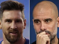 Pep Guardiola wants Messi to finish his career at Barcelona Messi Pep Guardiola