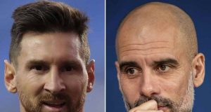 Pep Guardiola wants Messi to finish his career at Barcelona Messi Pep Guardiola