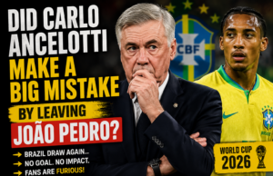 Did Carlo Ancelotti Just Make the Biggest Mistake of Brazil’s World Cup? Leaving João Pedro Out Is Looking Worse by the Minute