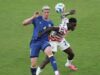 USA Team Member Sent Off After Receiving Red Card