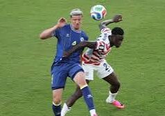 USA Team Member Sent Off After Receiving Red Card