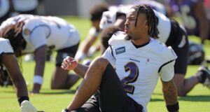 Ravens Fans Are Holding Their Breath After Nate Wiggins Injury