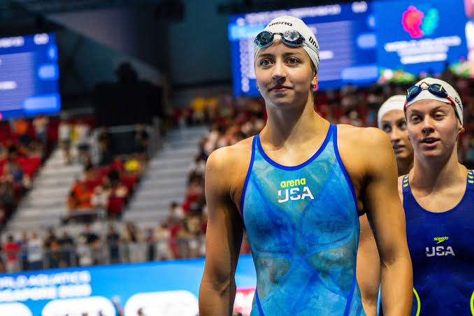 Kate Douglass Breaks 50m Freestyle World Record Again at Pan Pacs