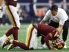 How Did Jayden Daniels Hurt His Elbow? The Freak Play That Sent the Commanders QB Off the Field