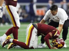 How Did Jayden Daniels Hurt His Elbow? The Freak Play That Sent the Commanders QB Off the Field