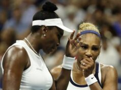 SERENA AND VENUS JUST GOT KNOCKED OUT, AND IT WENT DOWN TO THE FINAL TIEBREAK