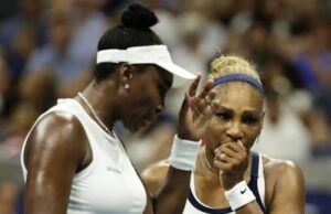 SERENA AND VENUS JUST GOT KNOCKED OUT, AND IT WENT DOWN TO THE FINAL TIEBREAK